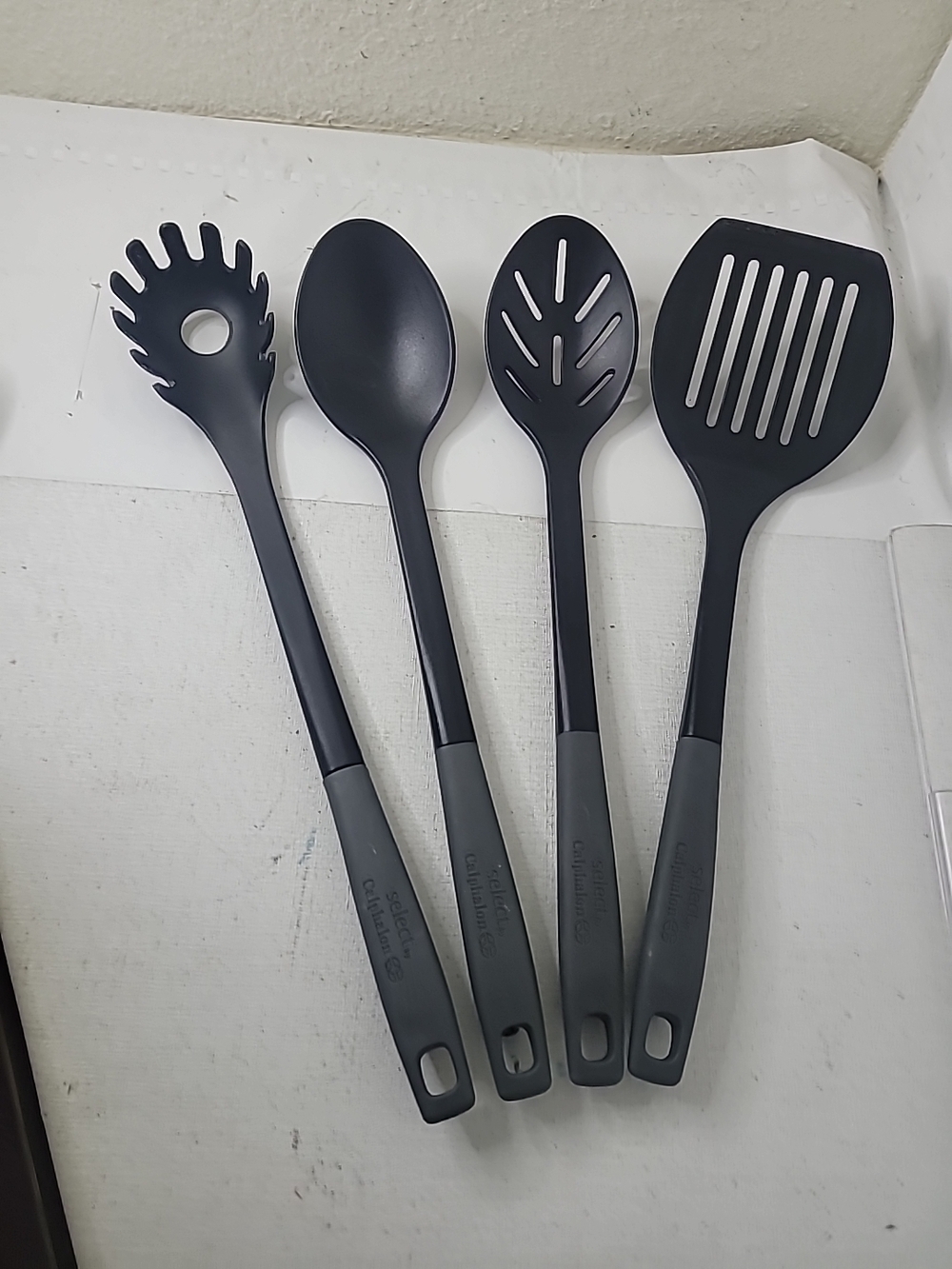 Select Calphalon Black Nylon Cooking Utensils Heat Resist 400°USA Made-Set of 4